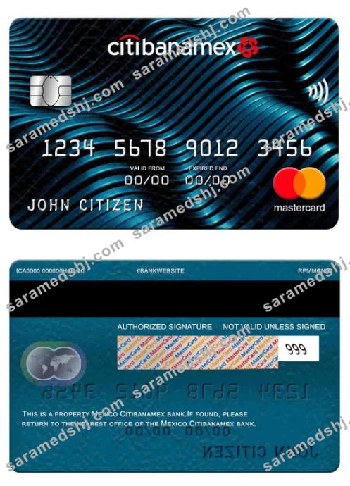 Mexico Citibanamex bank mastercard